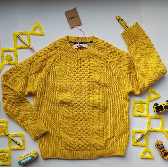 Nwt Mini Boden yellow sweater - Picture 15 of 16